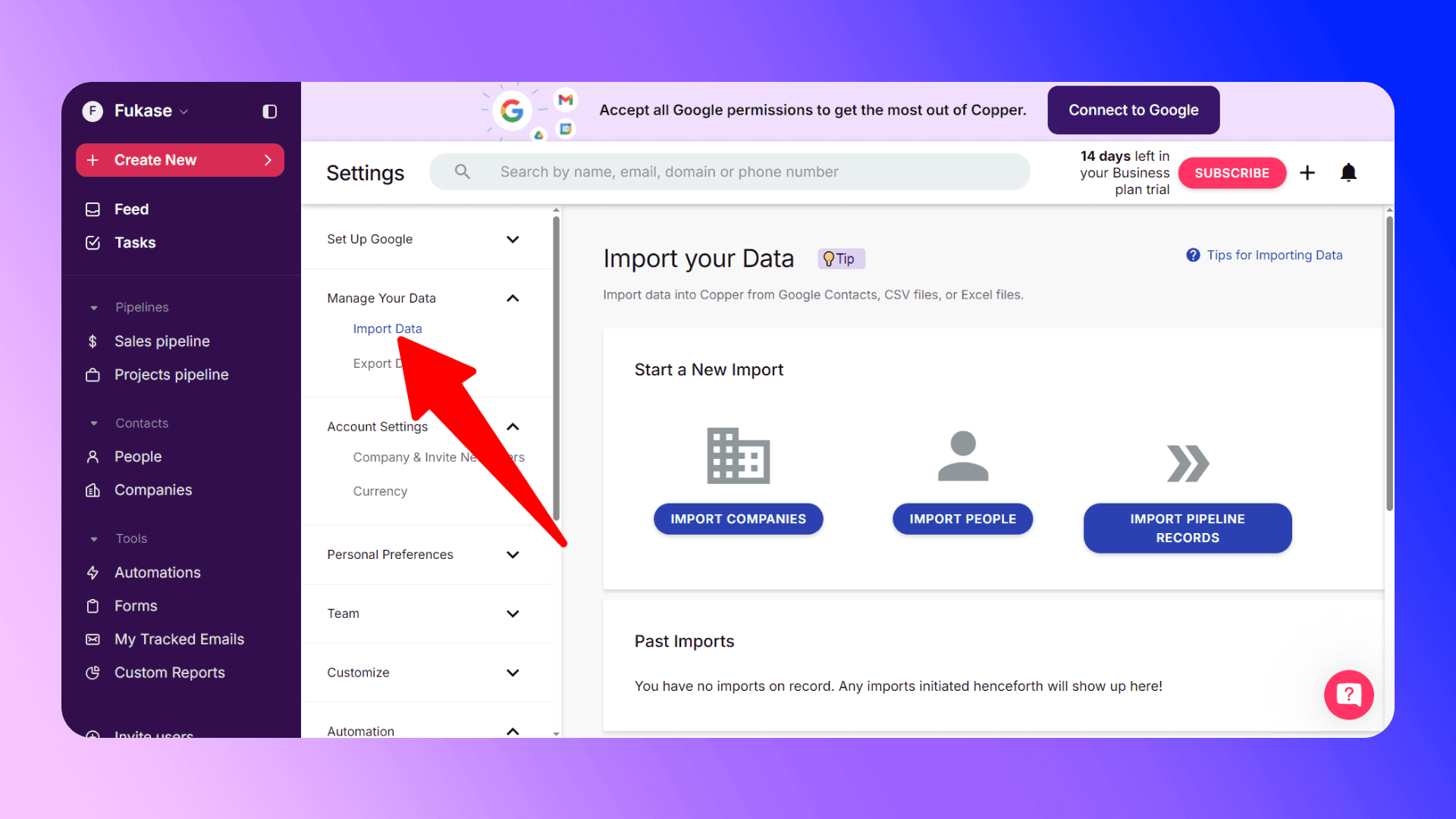 How to Import Contacts into Copper CRM