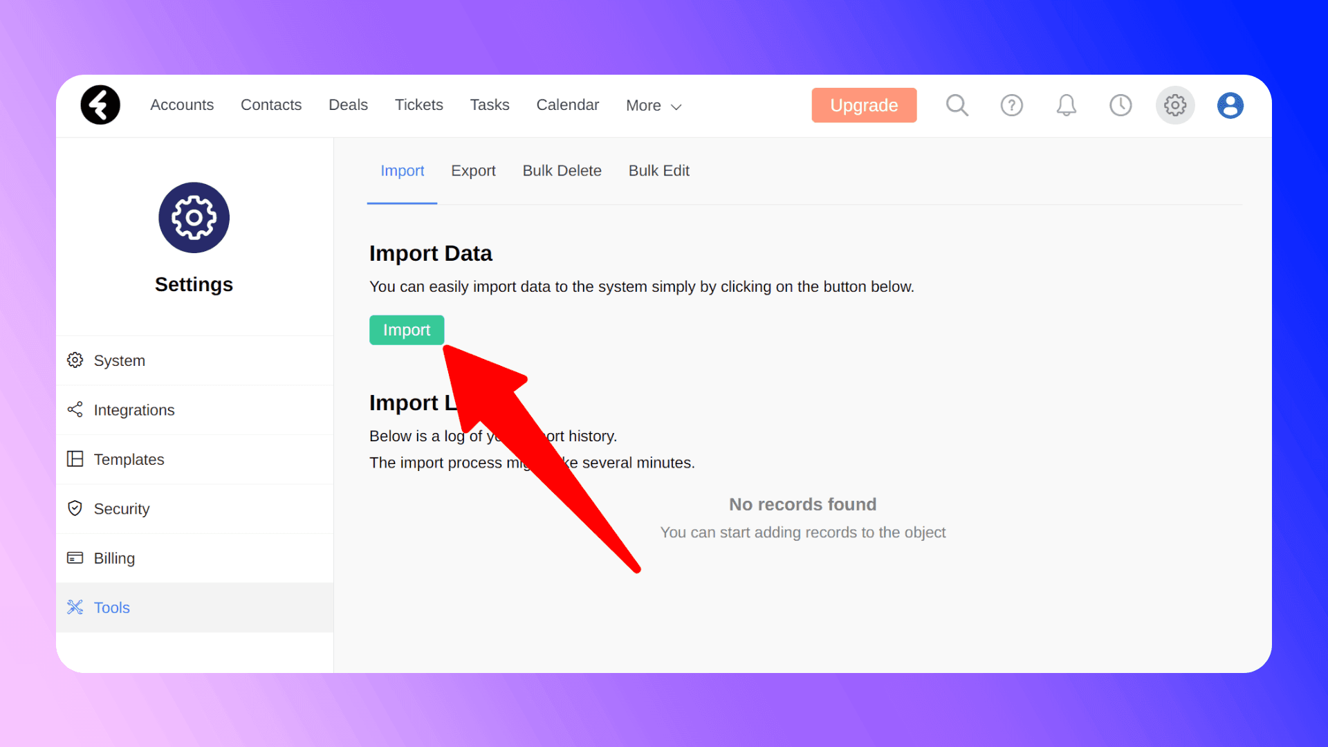How to Import Contacts into Fireberry
