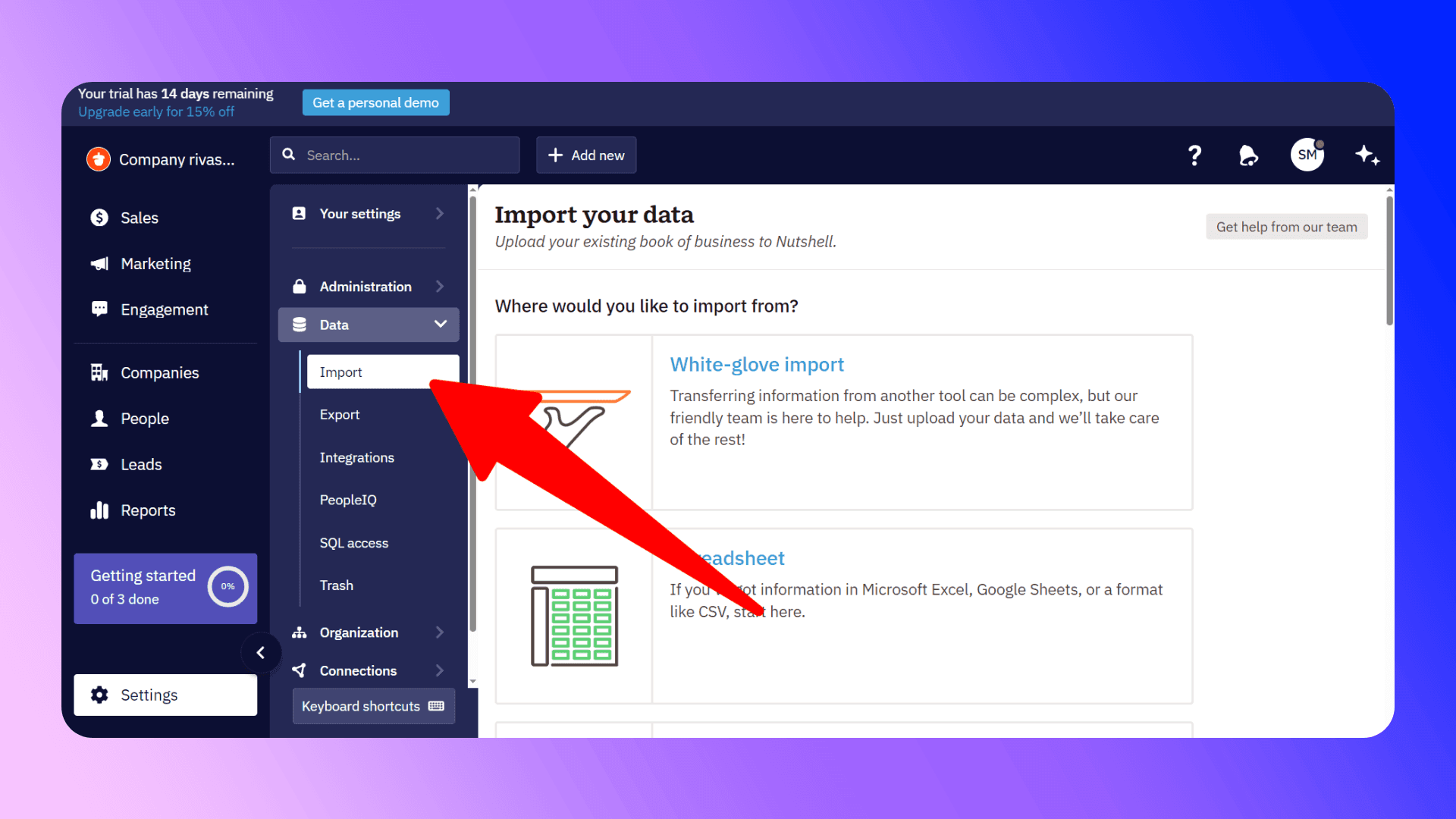 How to Import Contacts into Nutshell CRM