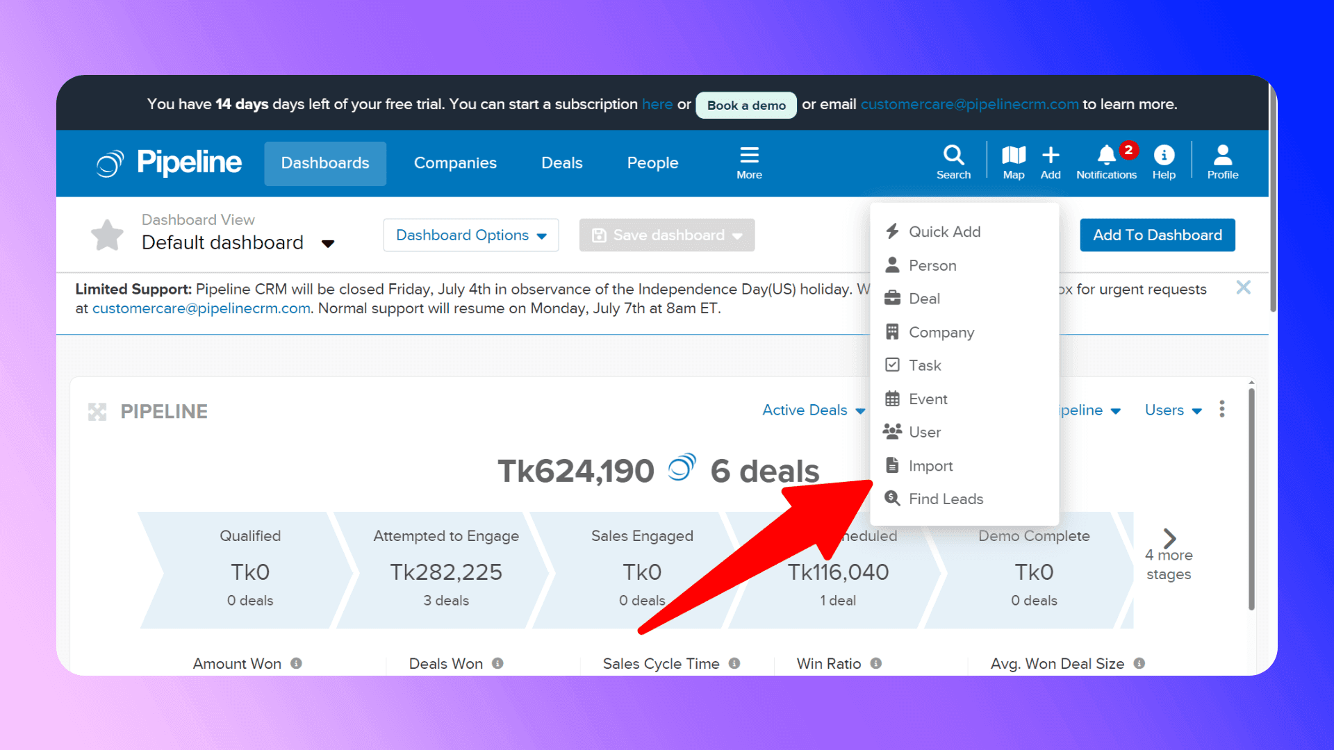 How to Import Contacts into Pipeline CRM