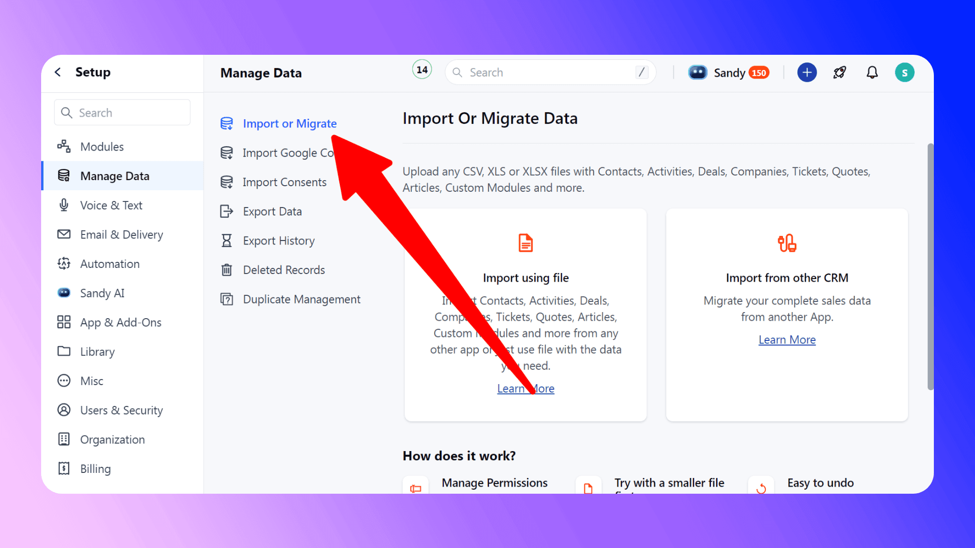 How to Import Contacts into Salesmate