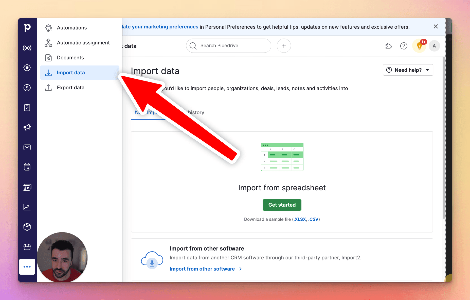 How to Import Contacts into Pipedrive