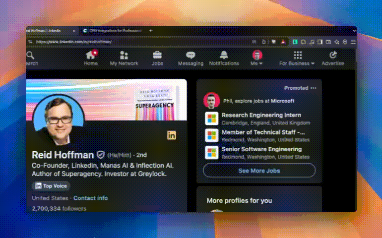 LinkedIn Integration for your CRM - AddToCRM.com